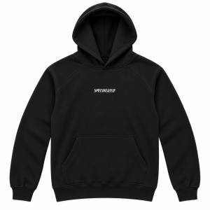 Hoodie Corte Raglan — Black